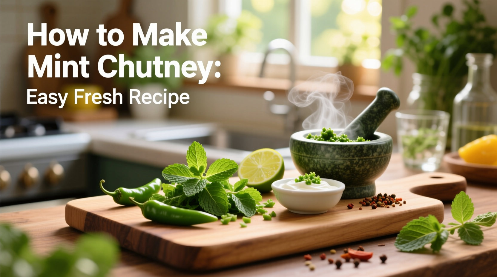 Fresh Mint Chutney: Easy 5-Minute Recipe | TheHomeSprouts