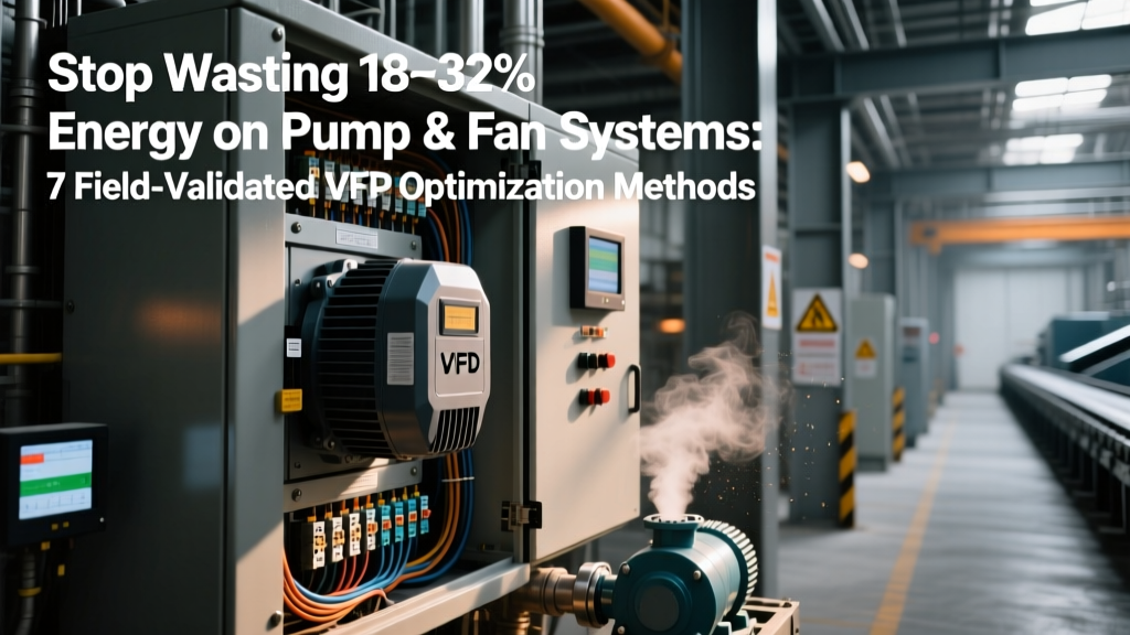 7 VFD Optimization Methods to Cut Pump & Fan Energy 18–32%