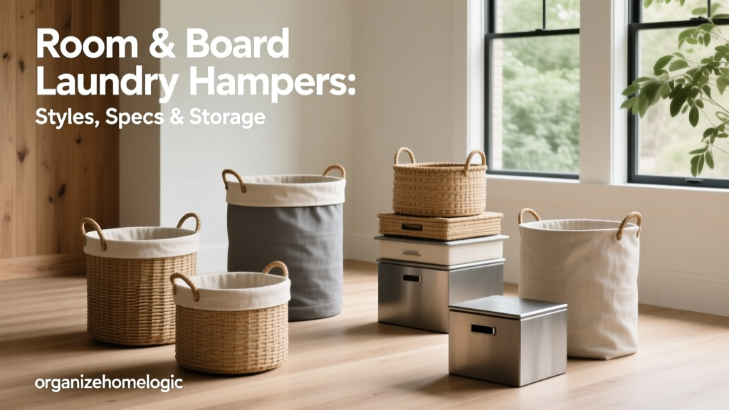 Room & Board Laundry Hampers: Styles, Specs & Storage
