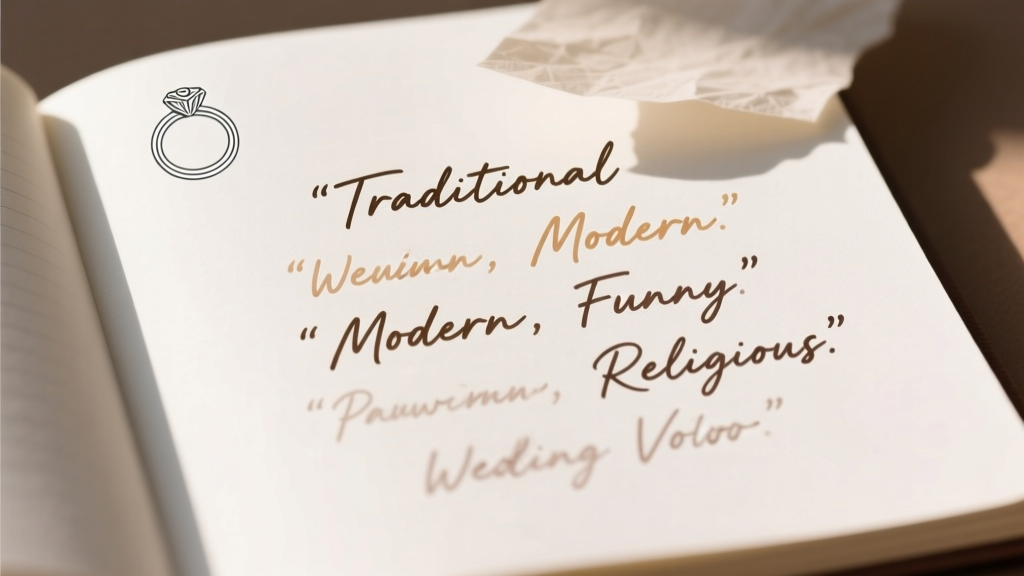 Wedding Vows Examples & Writing Guide (2026)
