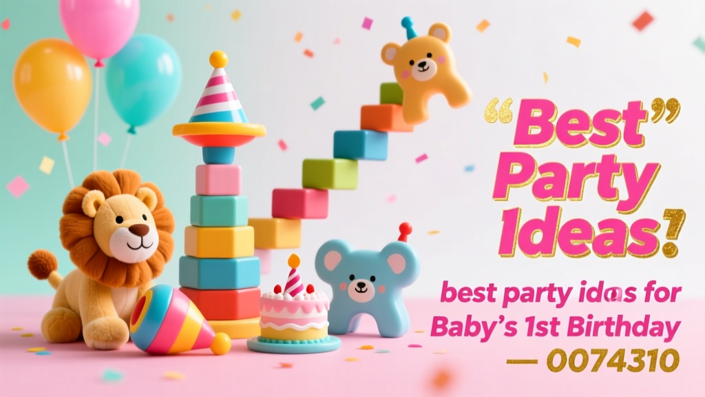 Best Party Ideas for Your Baby's 1st Birthday: Safe, Sensory-Rich, and Stress-Free Celebrations