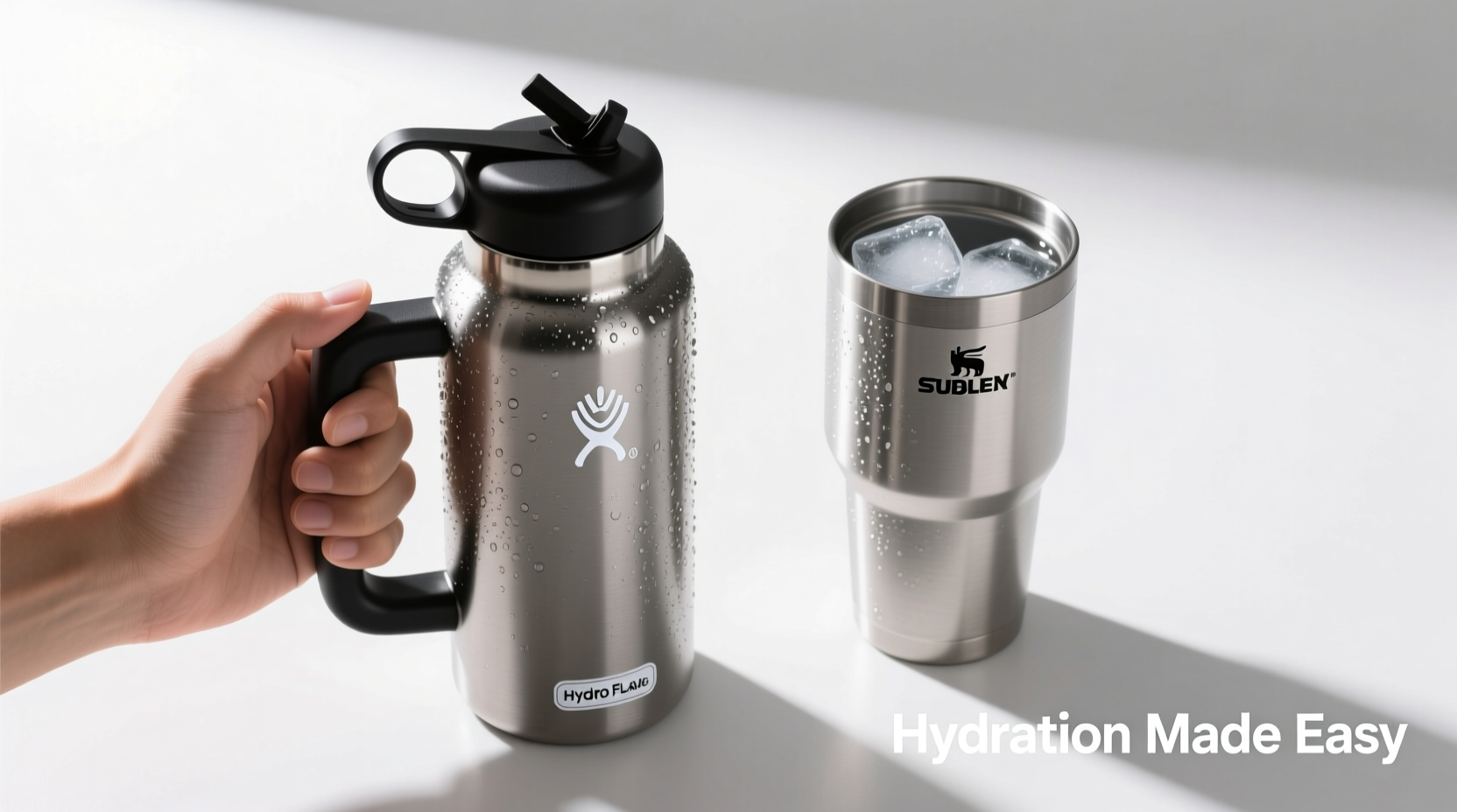 hydro flask vs stanley tumbler does the handle really make hydration easier