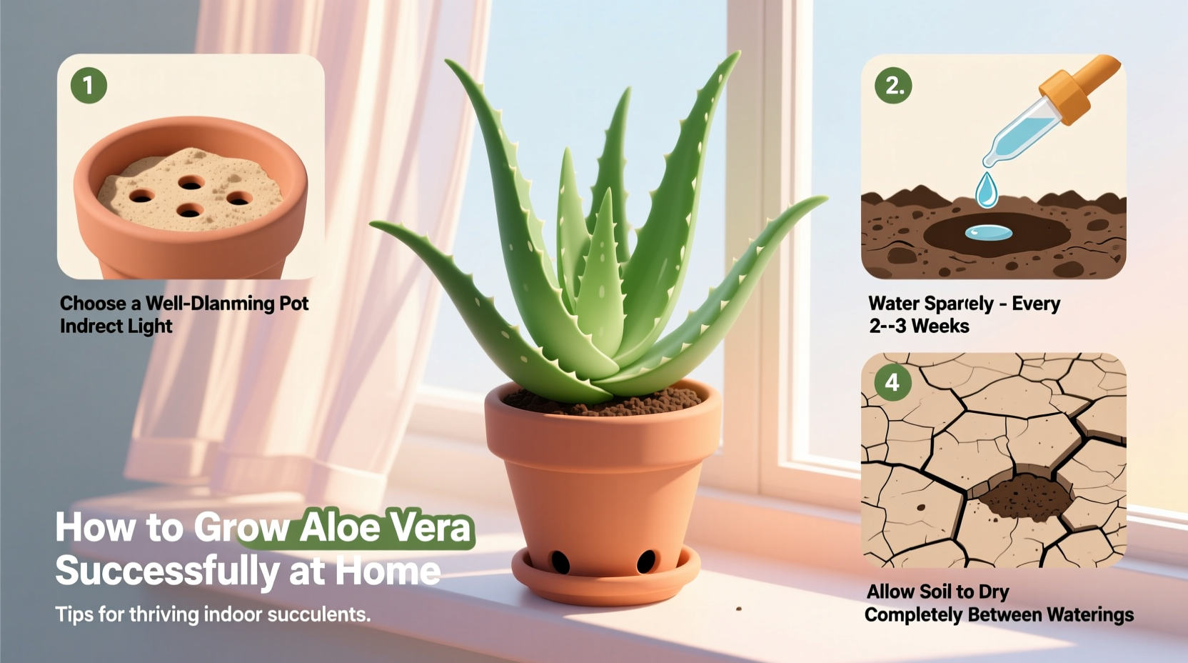 Grow Aloe Vera Indoors: 5 Expert Tips | TheHomeSprouts