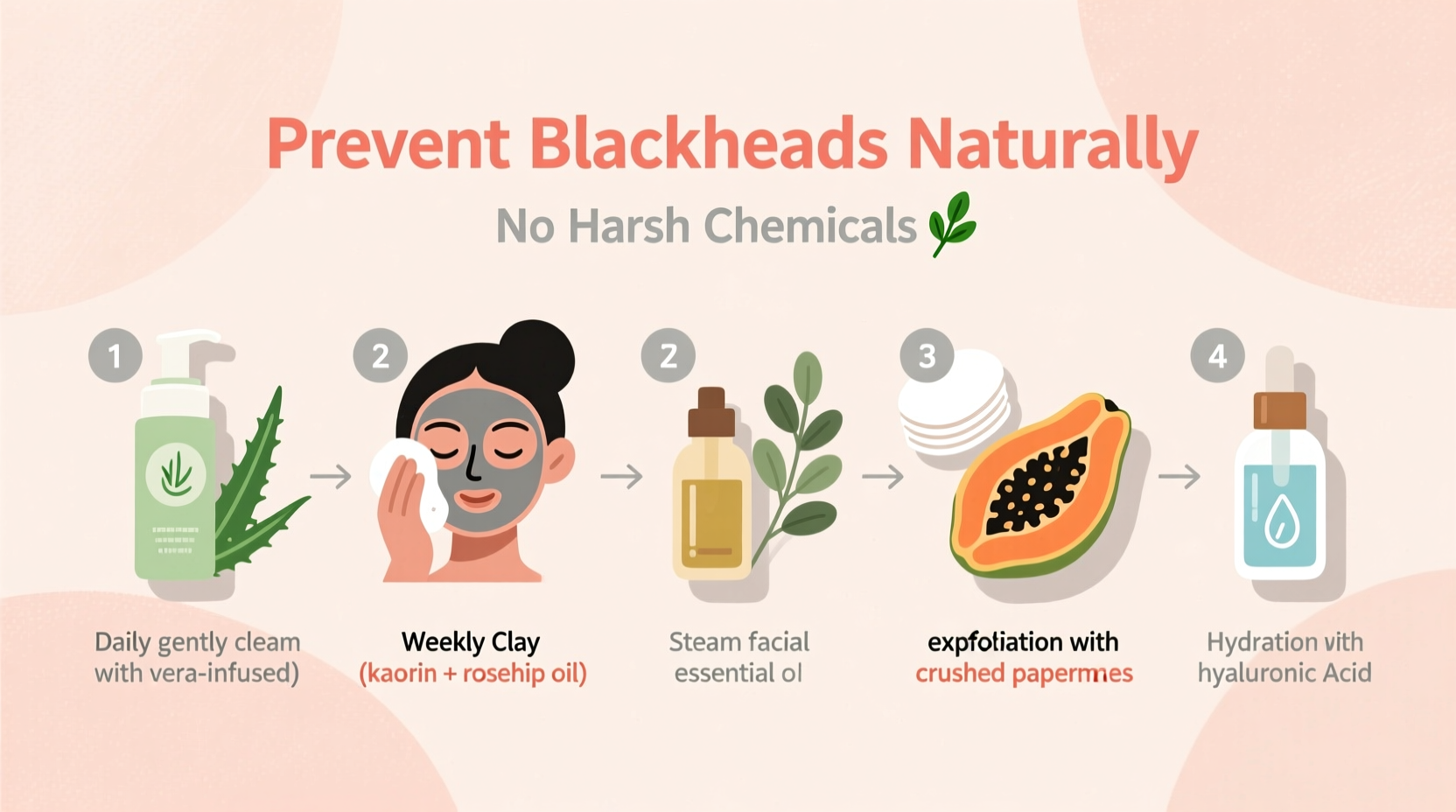 how to prevent blackheads naturally without harsh chemicals
