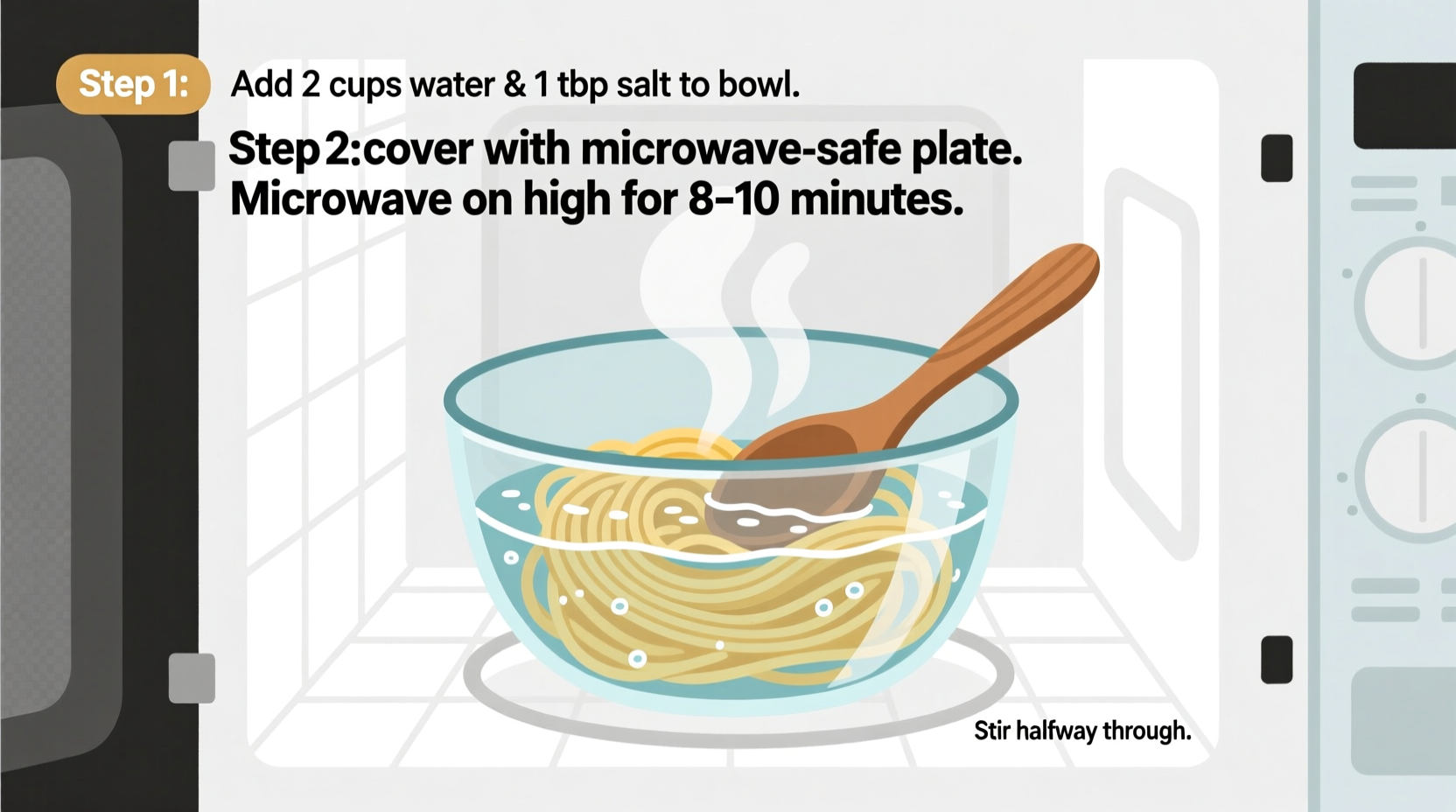 how do i cook pasta in a microwave