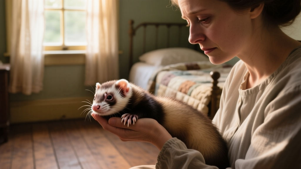 Saying Goodbye To An Ailing Ferret