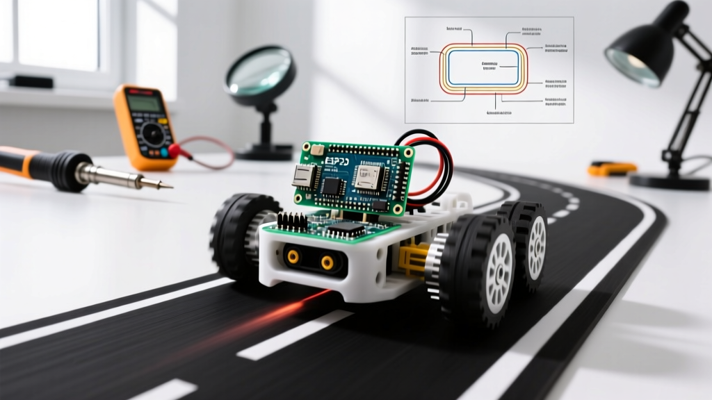 Advanced Line Following Robot Arduino Build & PID Tuning Showcase