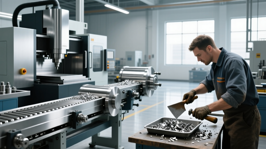 Chip Conveyors vs Manual Swarf Control: Hand Scraping Machine Tools