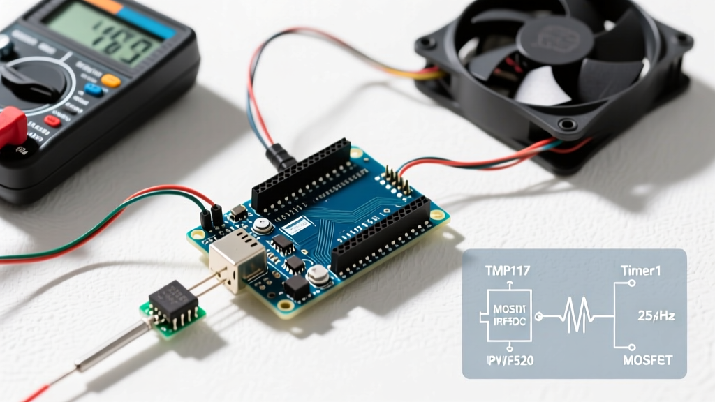 Arduino PWM Fan Control: Temperature Sensor Integration Tutorial