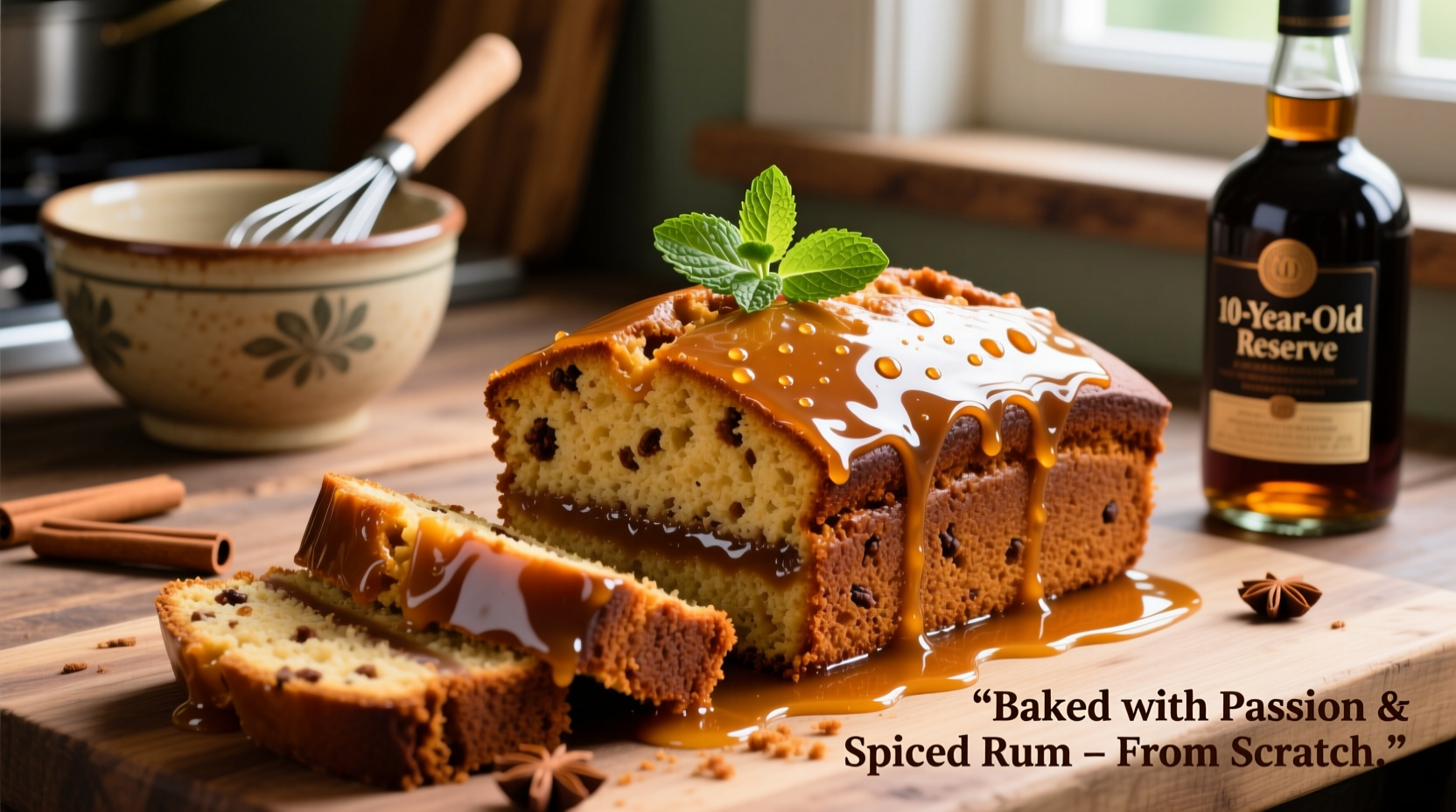 Rum Cake From Scratch Using Spiced Rum For Maximum Flavor Impact