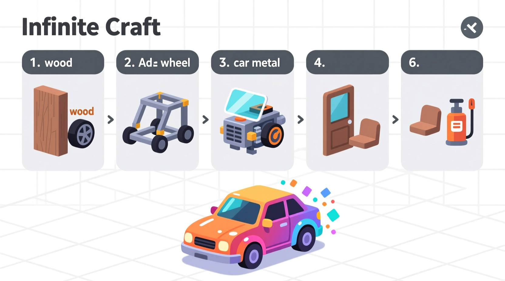 how to get car in infinite craft