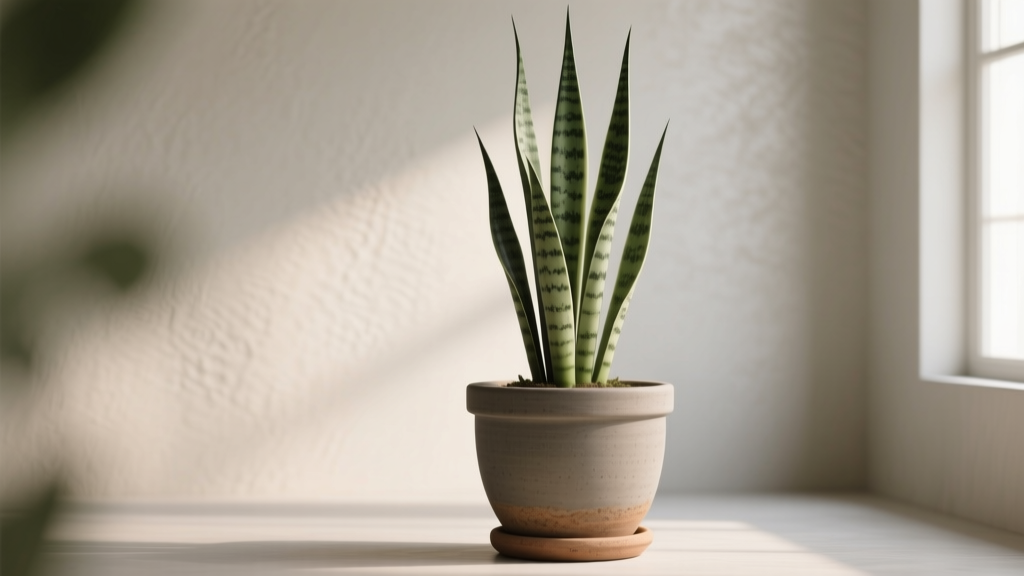 Sansevieria (Snake Plant) Pot Selection: Why Heavy Pots Prevent Toppling