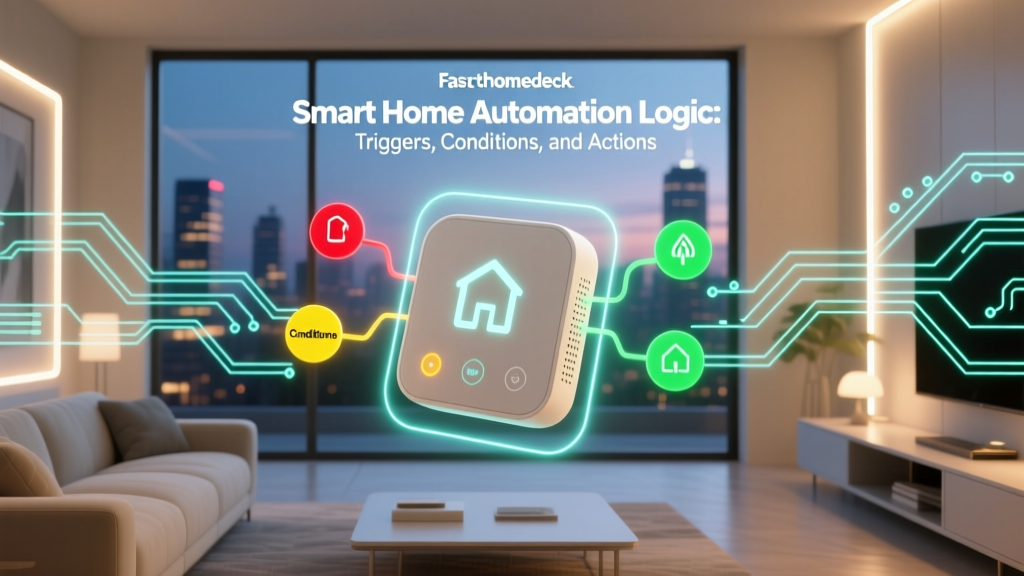 Smart Home Automation Logic: Triggers, Conditions, and Actions