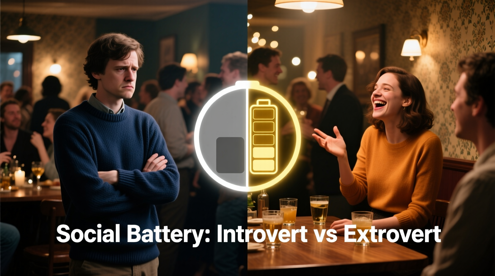 introverts vs extroverts handling social battery drain at parties