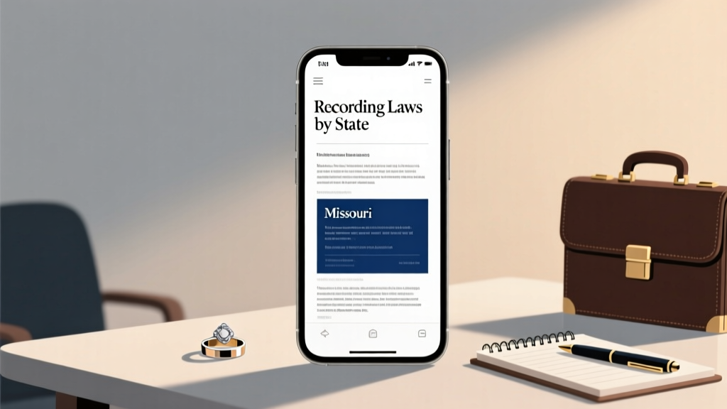 Missouri Recording Laws: Audio/Video Rules for Events (2026)