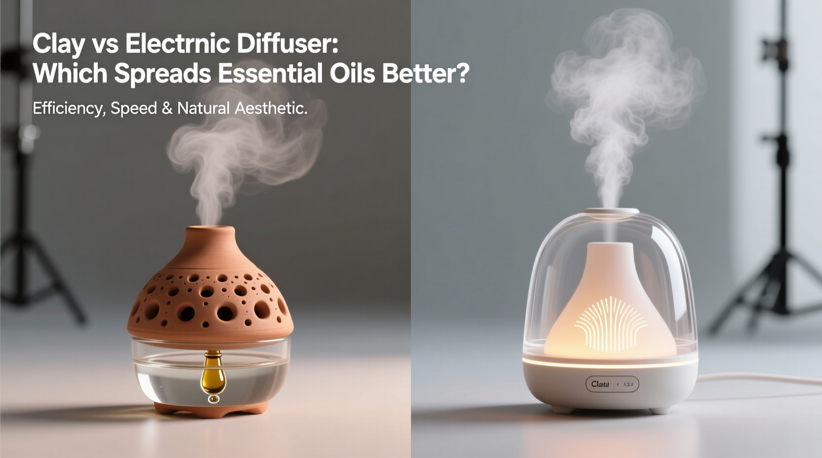 clay diffuser vs electric diffuser which disperses essential oils better