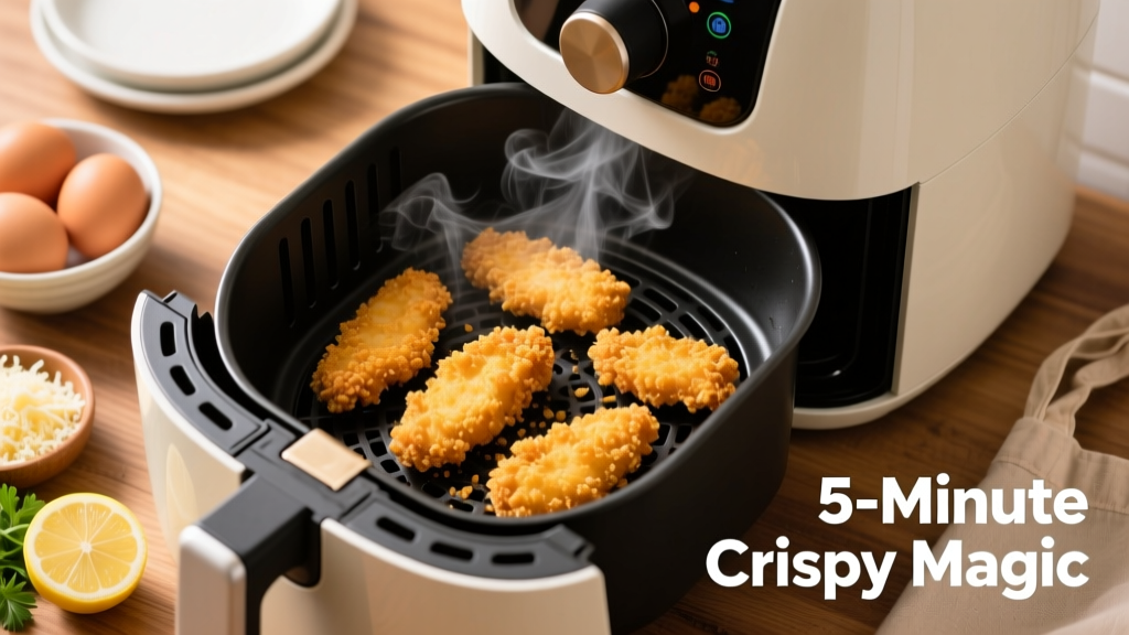 Crispy Panko Chicken Tenders in Air Fryer (5-Min Prep)