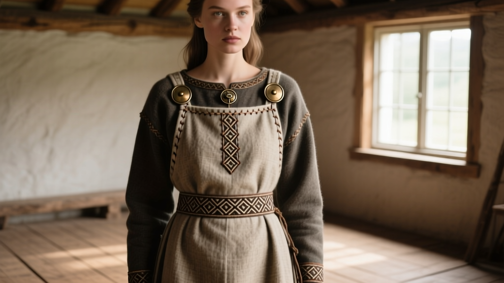 Authentic Viking Smokkr Apron Dress Construction 2026
