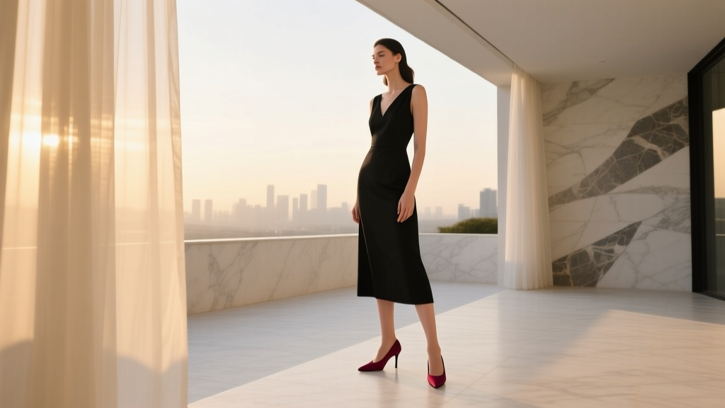 What Color Shoes to Wear with Black Dress for Wedding