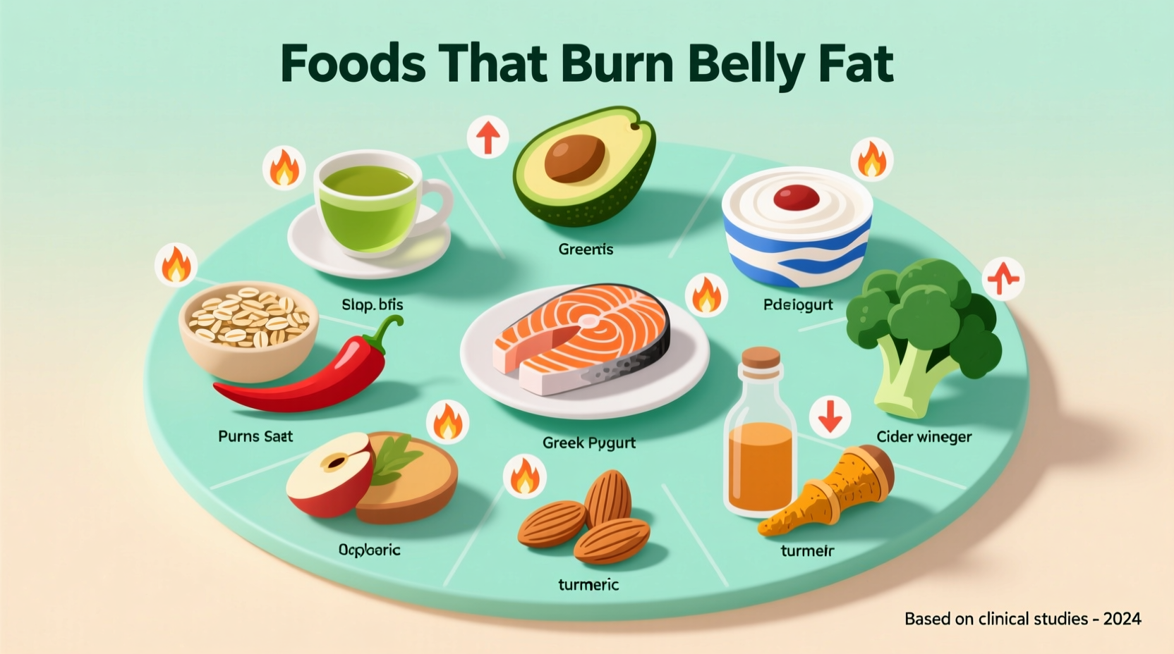 what foods burn belly fat