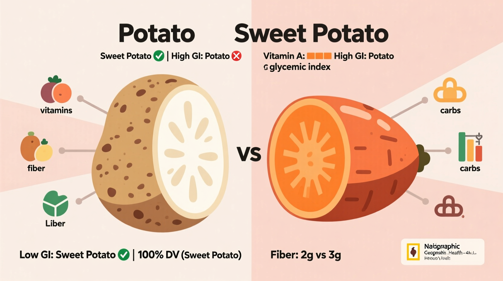 Potato vs Sweet Potato Nutrition: Evidence-Based Comparison