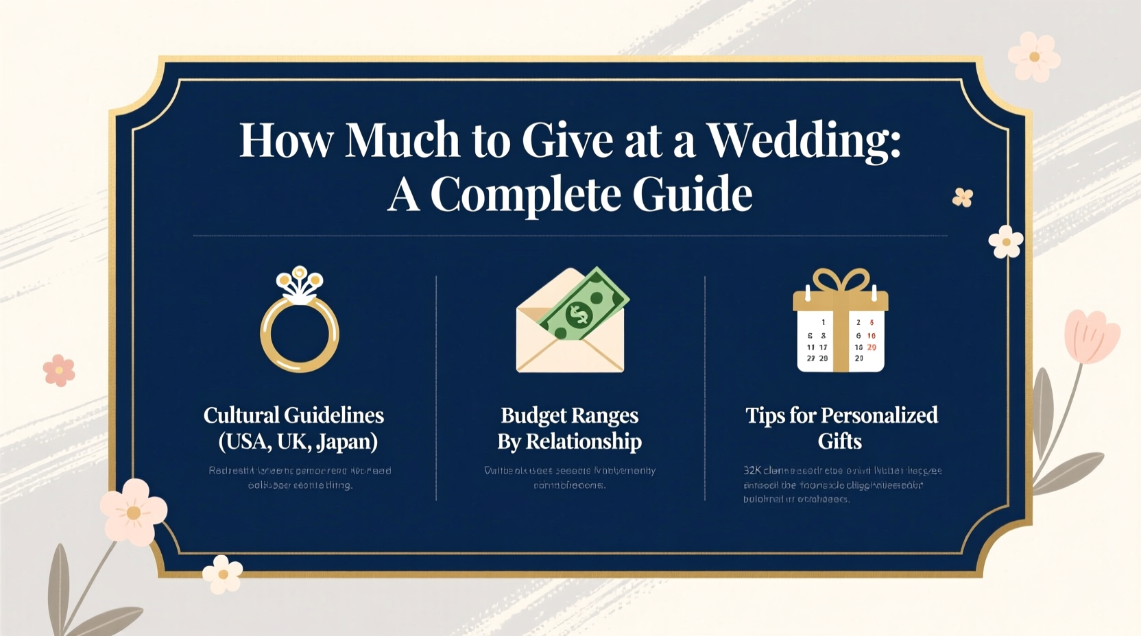 how much to give at a wedding