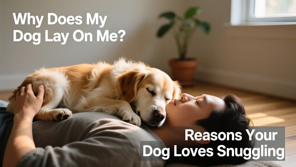 Why does my dog lay on me? Reasons why your dog loves snuggling