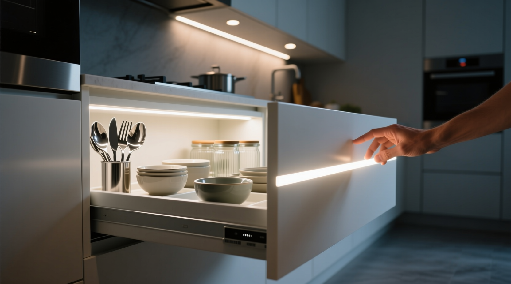 closet drawer lighting motion sensor vs manual switch