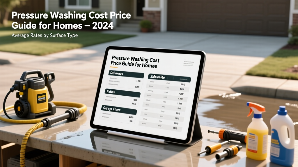Pressure Washing Cost: Price Guide for Homes & Driveways