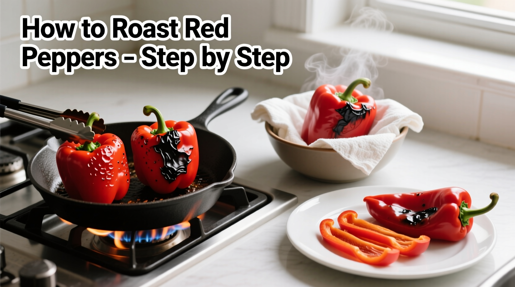 roasting red peppers a simple stepbystep guide