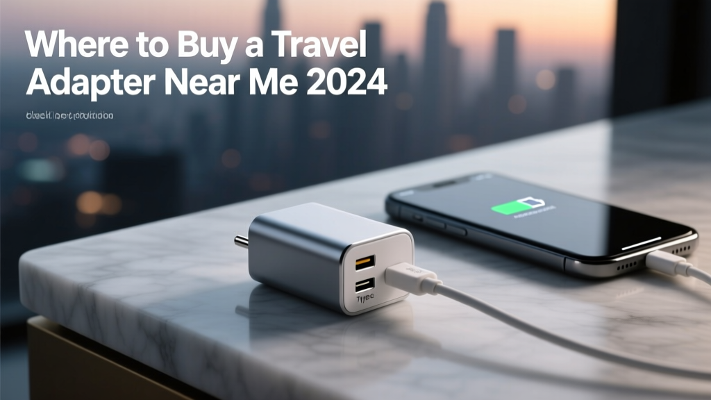 Buy Travel Adapters Near You: 7 Tested Spots + Same-Day Shipping
