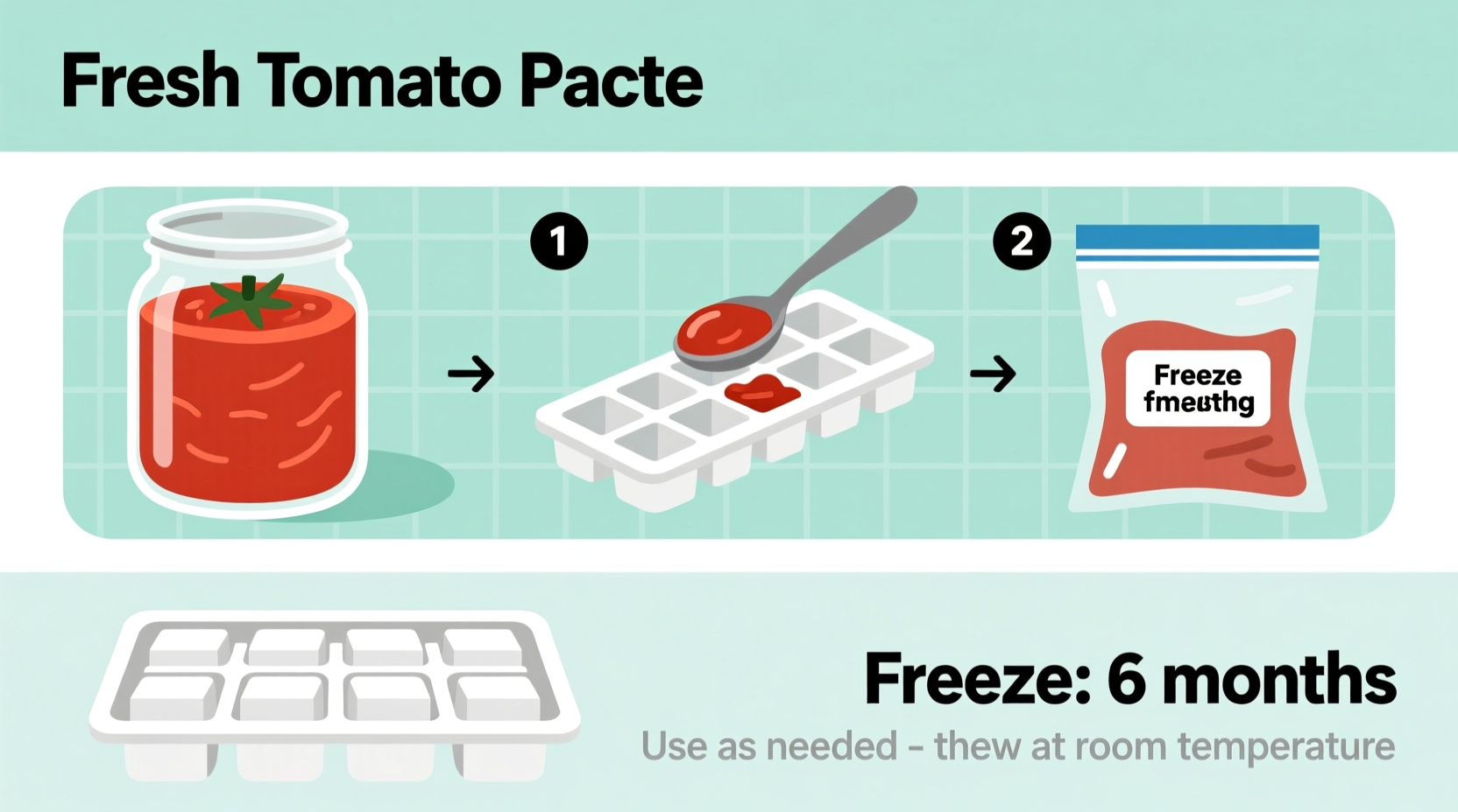 How to Freeze Tomato Paste Properly for Long-Term Storage