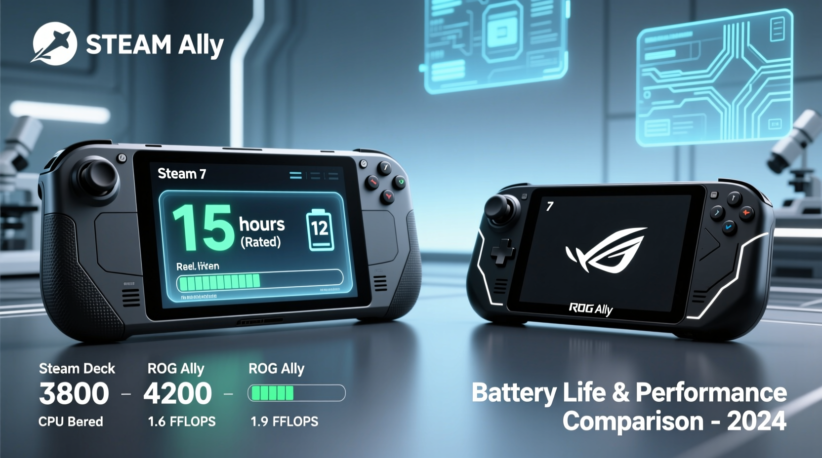 Steam Deck Vs Rog Ally Which Handheld Gaming Device Wins For Battery ...