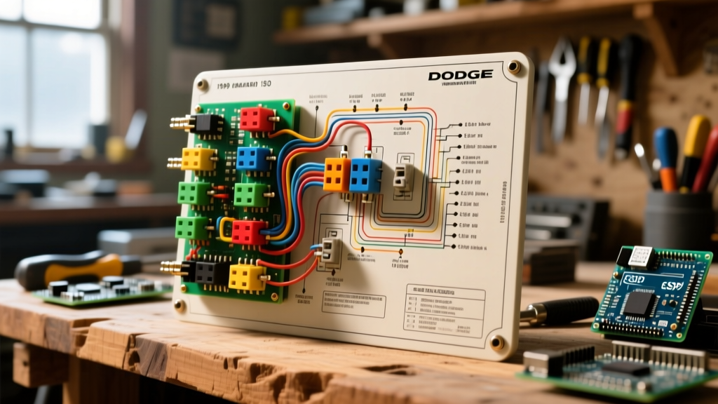 Radio Wiring Diagram for a 1999 Dodge Ram 1500 & Fuse Panel Guide