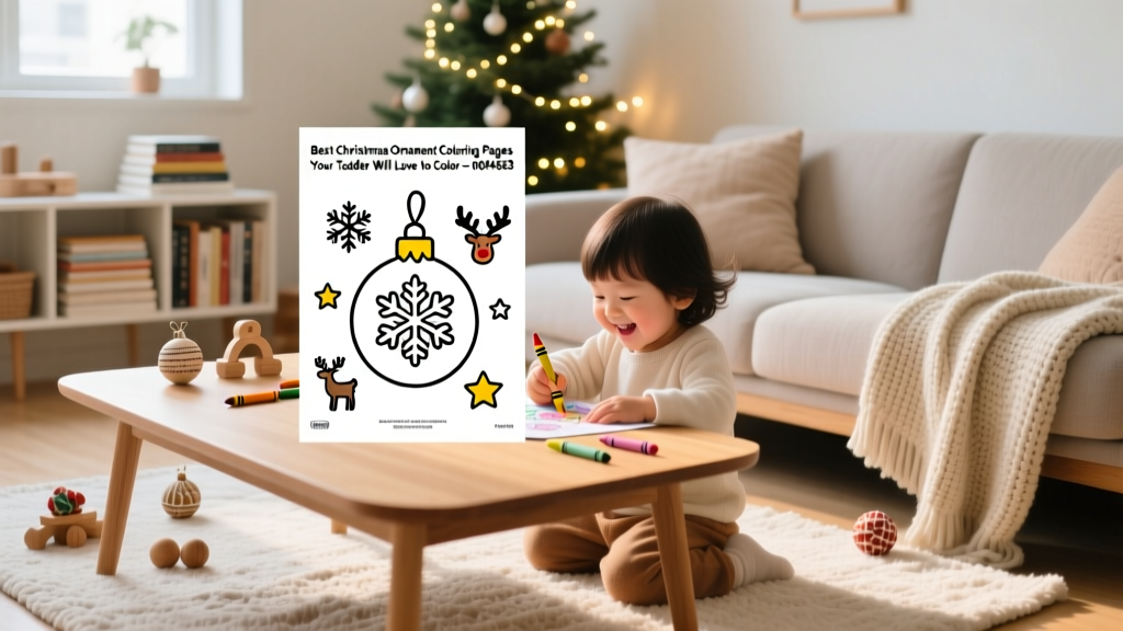 Best Christmas Ornament Coloring Pages Your Toddler Will Love To Color — 28 Printable Designs Tested with Real Toddlers (Ages 18–36 Months)