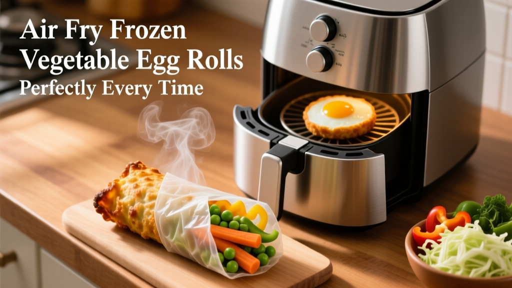 Air Fry Frozen Vegetable Egg Rolls Perfectly (Every Time!)