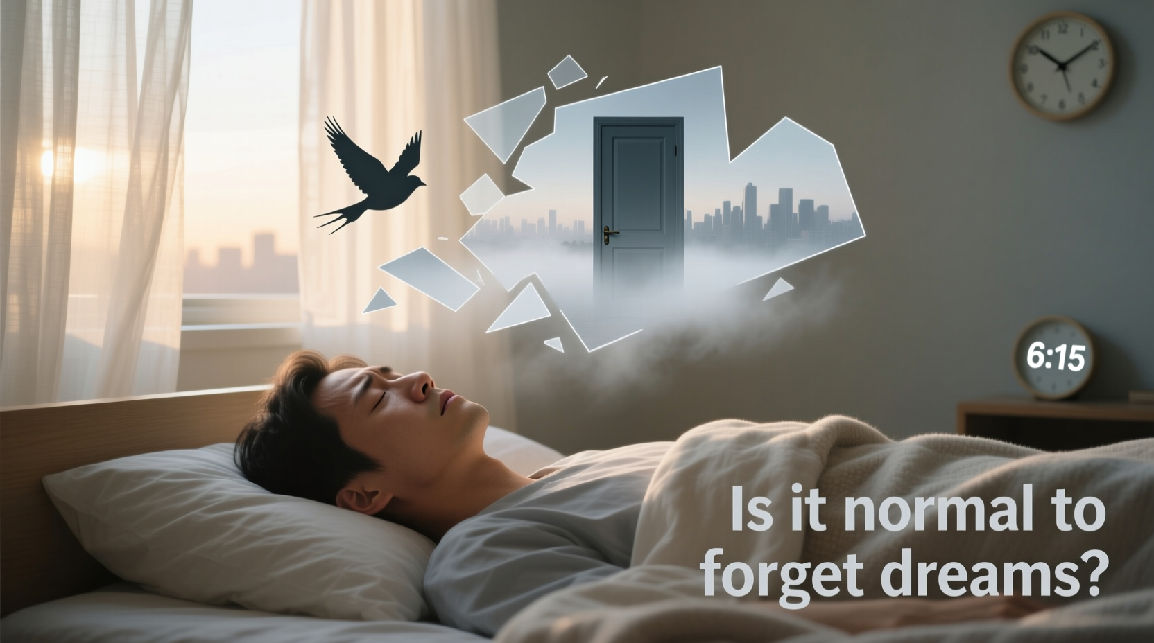 is it normal to forget dreams right after waking up sleep science