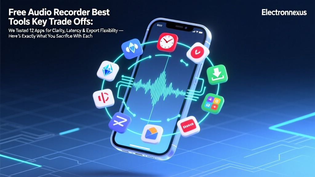 Free Audio Recorder Best Tools Key Trade Offs: We Tested 12 Apps for Clarity, Latency & Export Flexibility — Here’s Exactly What You Sacrifice With Each
