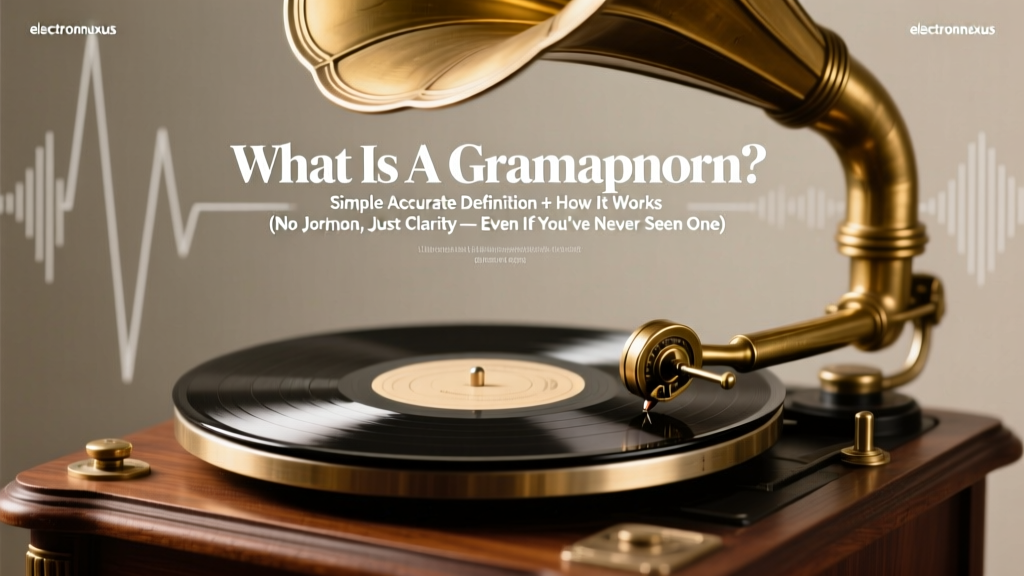 What Is A Gramophone? Simple Accurate Definition + How It Works (No Jargon, Just Clarity — Even If You’ve Never Seen One)