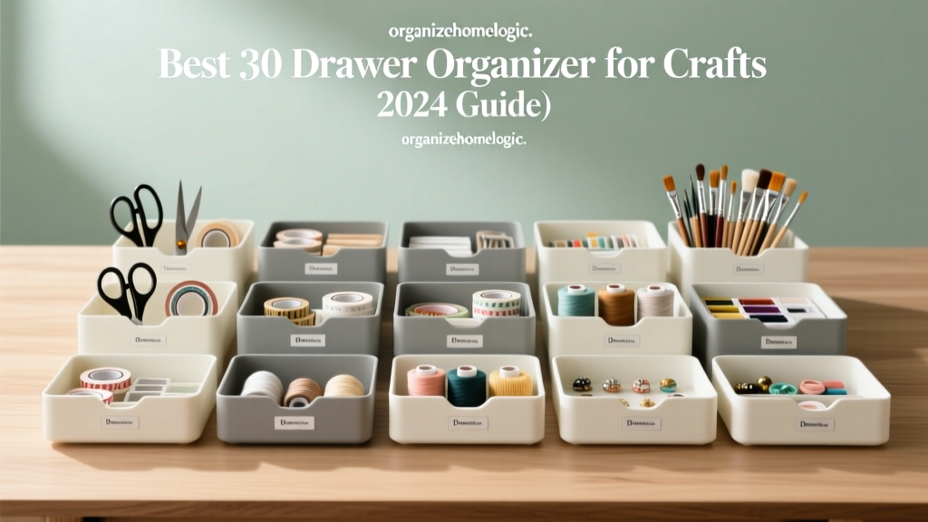 Best 30 Drawer Organizer for Crafts (2024 Guide)