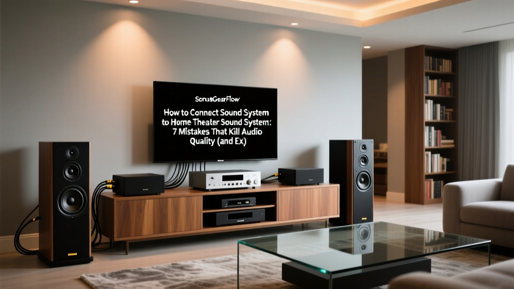 Connect Sound System to Home Theater: Fix Audio Issues