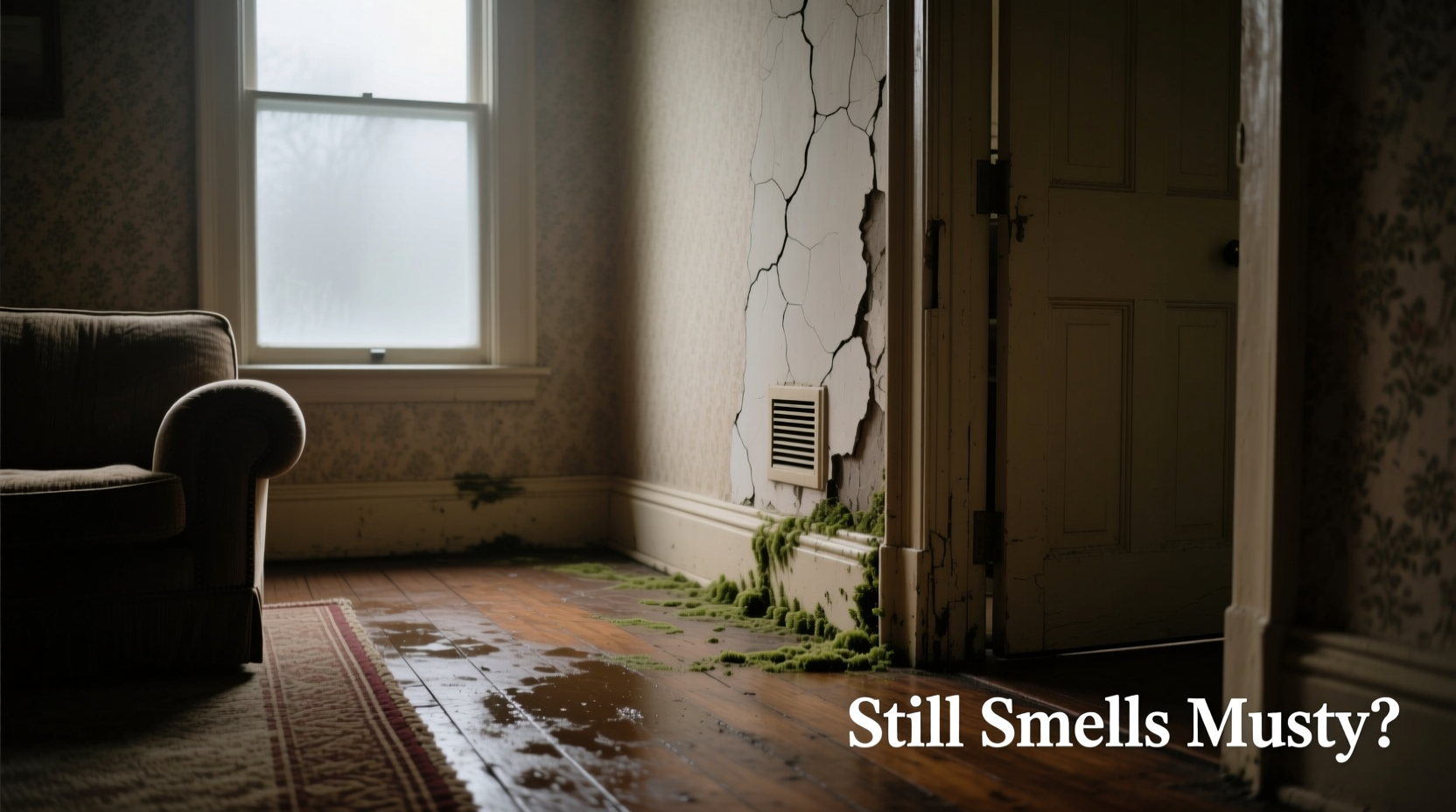 why does my house smell musty even after deep cleaning