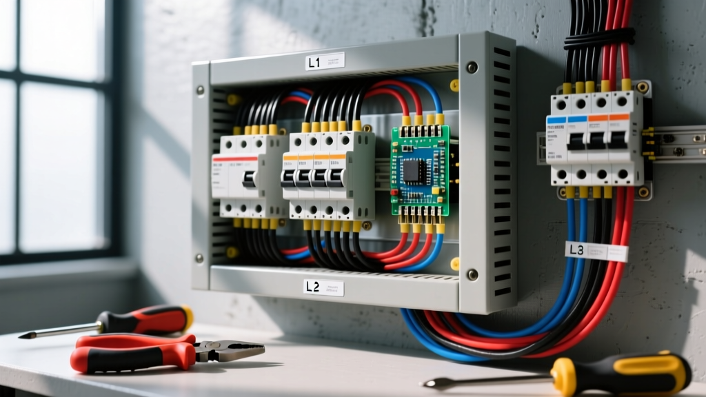 Three Phase Panel Wiring: Configurations, Voltages, and Sizing Rules