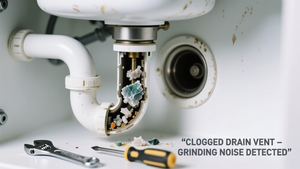 Drain Vent Clogged Making Grinding Noise: Quick Diagnosis