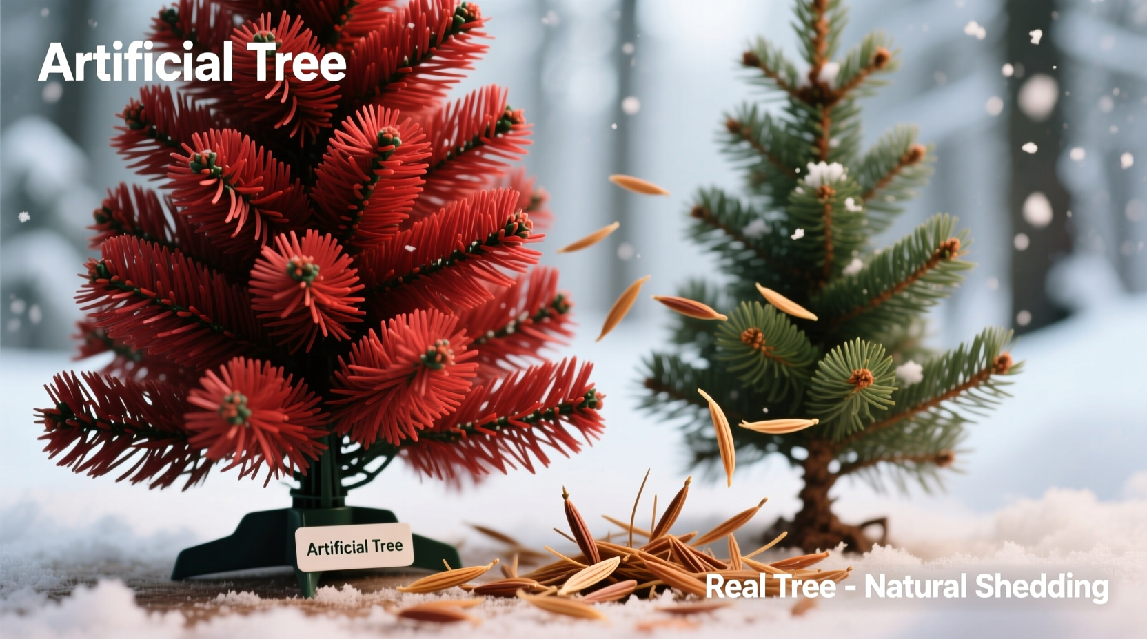 why does my artificial christmas tree shed needles like a real one quality red flags