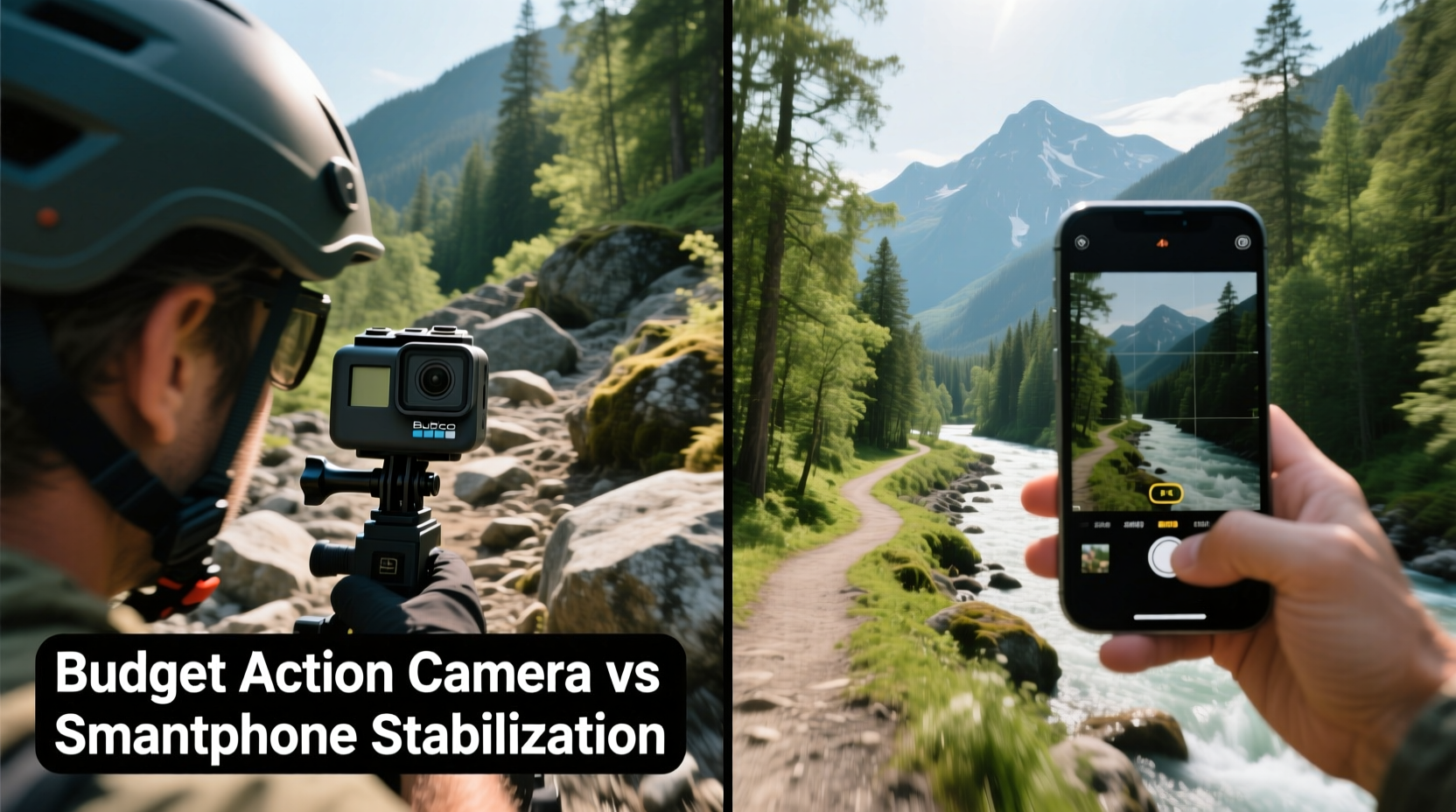 budget action camera vs smartphone stabilization which captures smoother travel clips