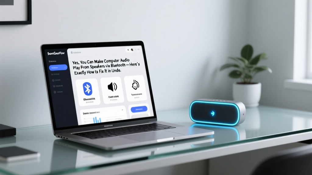 Fix Bluetooth Audio to Speakers (2026 Guide)