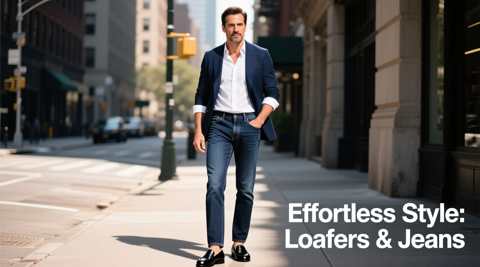 how to pair loafers with jeans without looking sloppy or overdressed