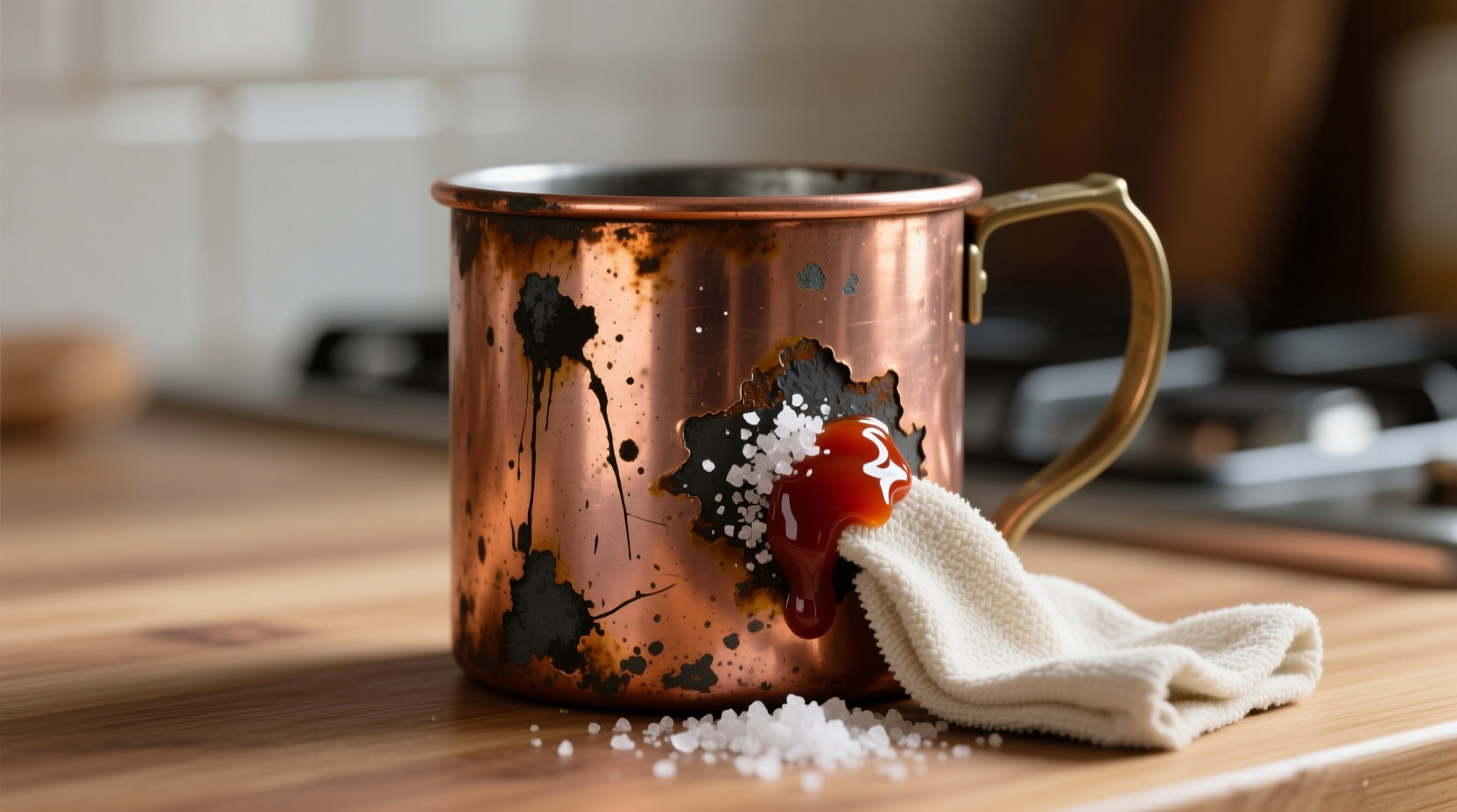 eco friendly copper mug cleaning