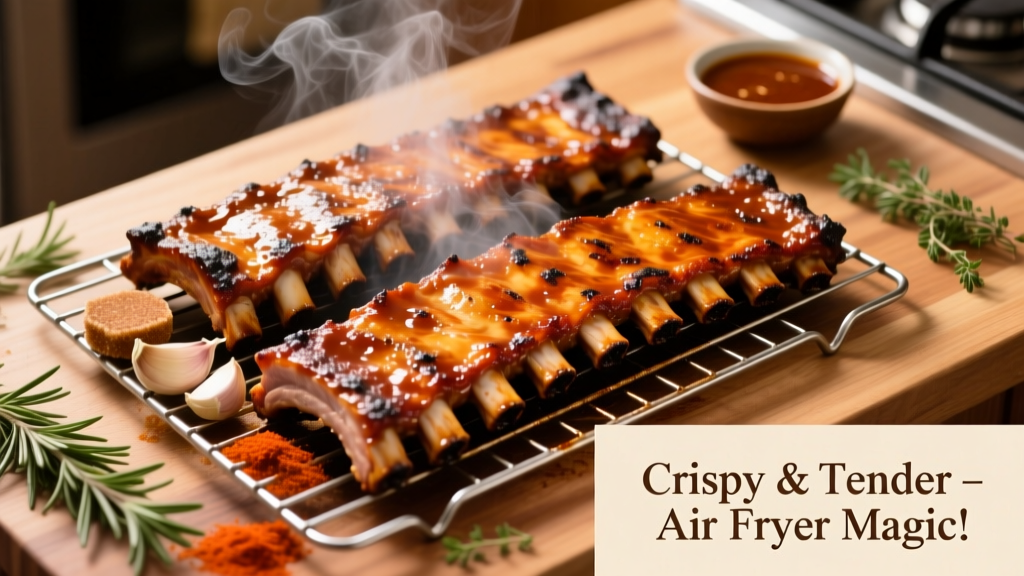 Air Fryer Barbecue Ribs: Crispy, Tender & Easy